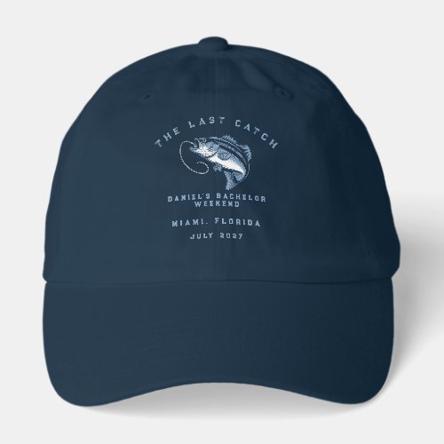 Fishing Themed Weekend Trip Bachelor Party Hat