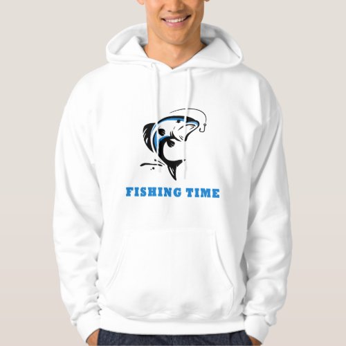 fishing time hoodie