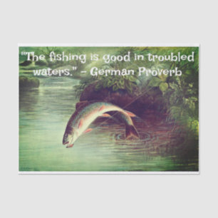 Fishing Tissue Paper