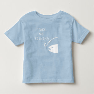 fishing toddler t-shirt