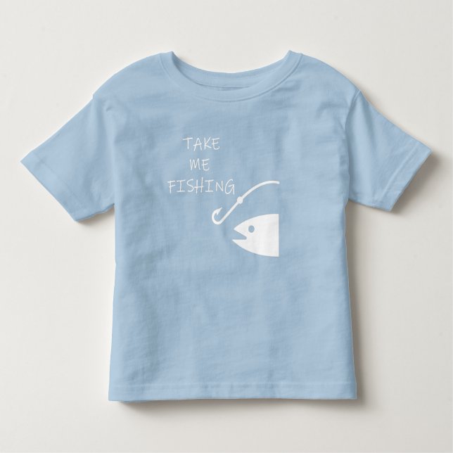 fishing toddler t-shirt (Front)