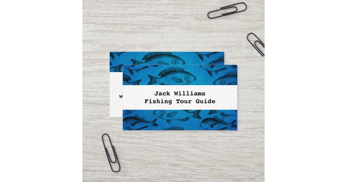 Fishing Tour Guide Outdoor Guide Business Card | Zazzle