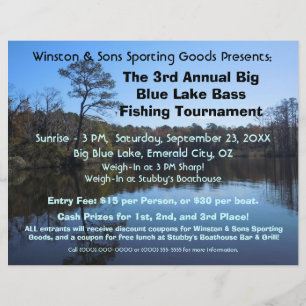 Fishing Tournament Flyer