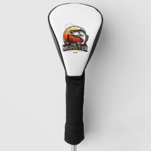 Fishing tournament golf head cover