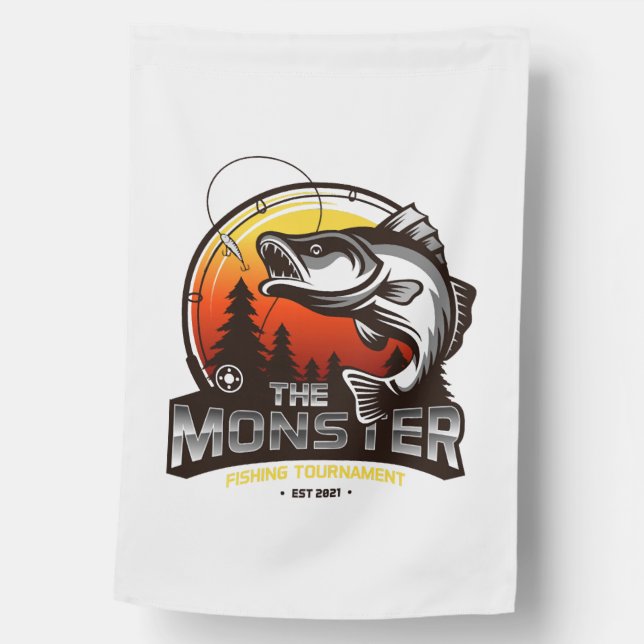 Fishing tournament house flag (Front)