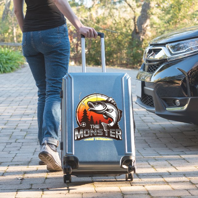Fishing tournament sticker (Suitcase Insitu)