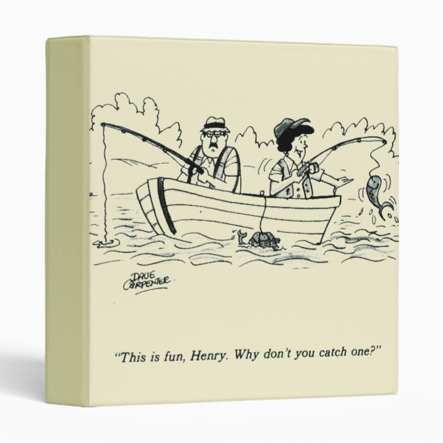 Fishing Trip 3 Ring Binder (Front/Spine)