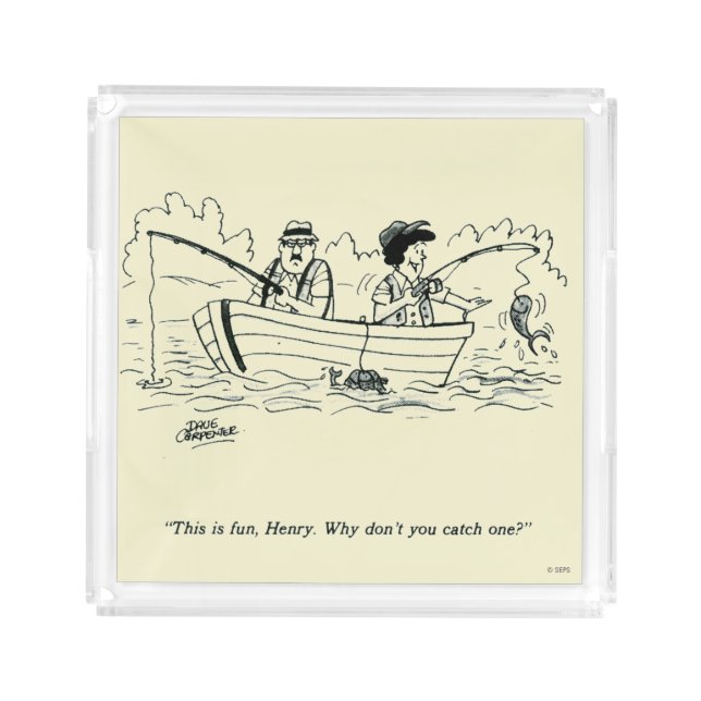 Fishing Trip Acrylic Tray (Front)