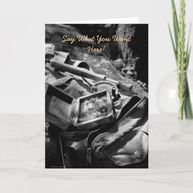 Fishing Trip Blank Greeting Card (Front)