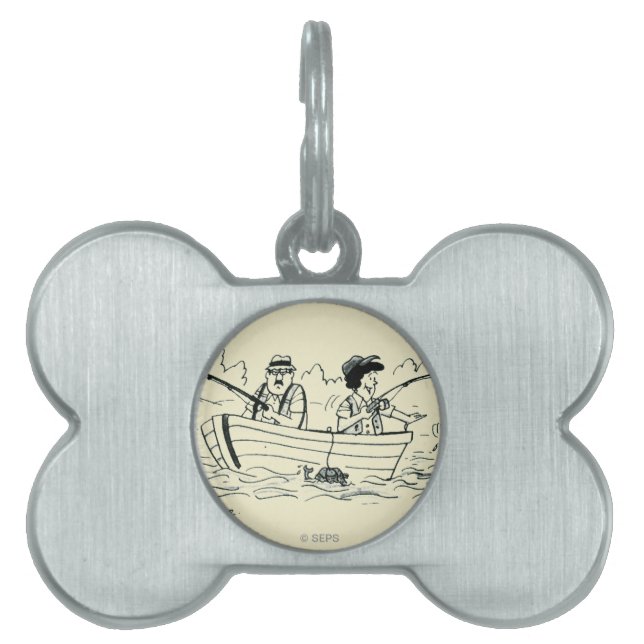 Fishing Trip Pet ID Tag (Front)