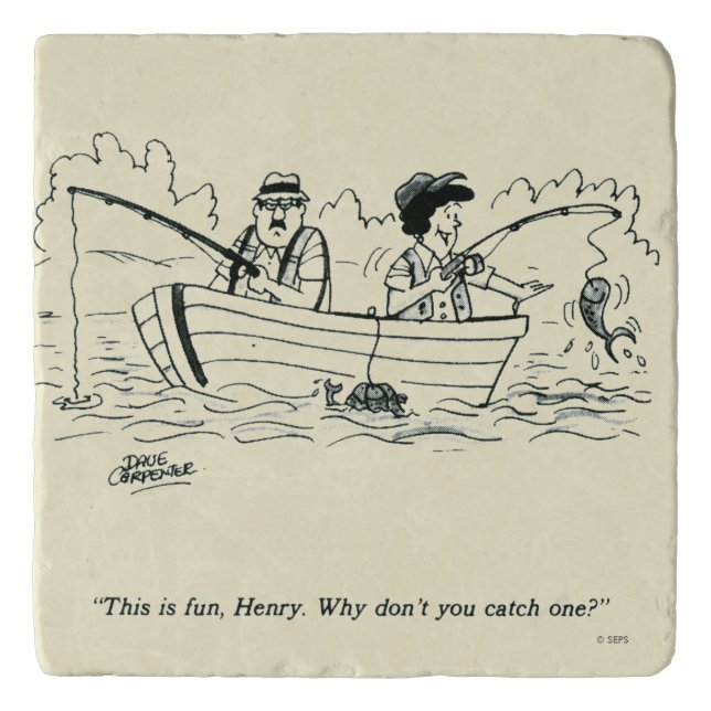 Fishing Trip Trivet (Front)