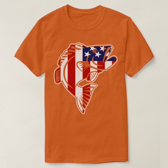 Fishing US T-Shirt (Design Front)