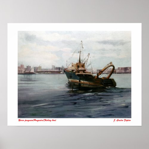 Fishing vesselFisheriesFishing boat Poster