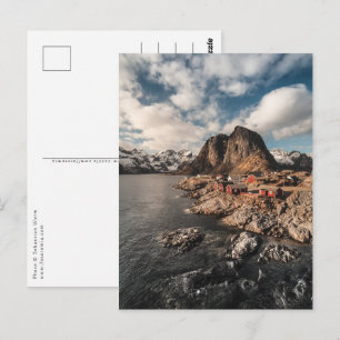 Fishing village Hamnoy Lofoten Norway Postcard