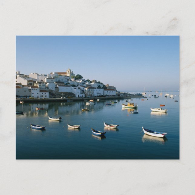 Fishing Village of Ferragudo, Algarve, Portugal 2 Postcard (Front)