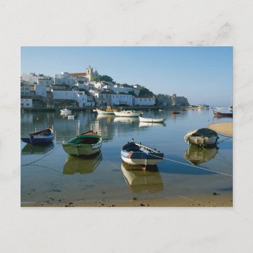 Fishing Village of Ferragudo Algarve Portugal Postcard
