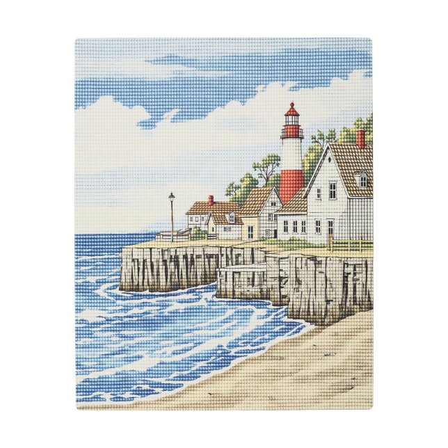 Fishing Village, Vacation Resort Wall Art (Front)