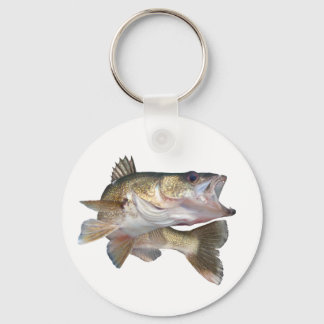 Fishing Walleye Keychain