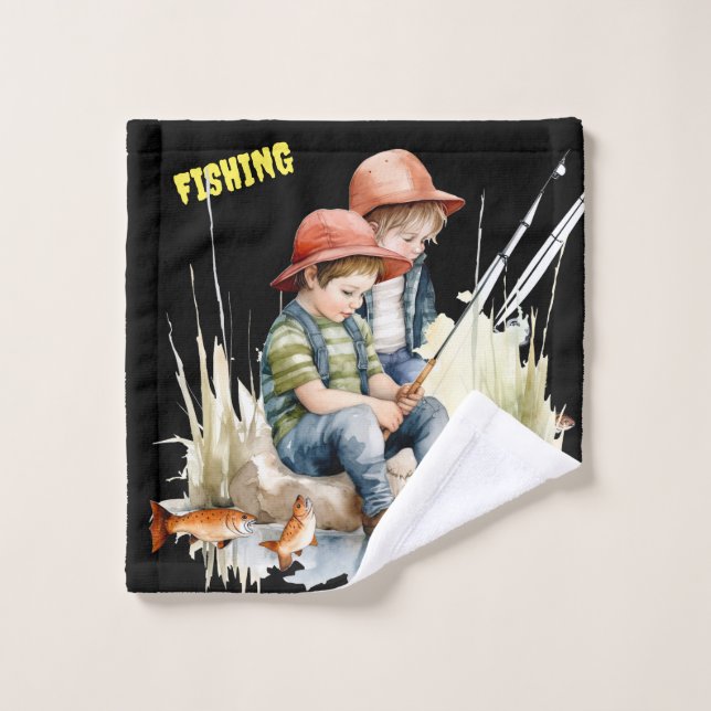 FISHING WASH CLOTH FOR KIDS (Wash Cloth)