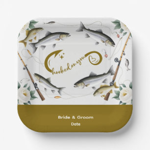 Fishing Wedding themed for Fishing lovers Paper Plates