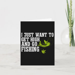 Fishing Weed Fischerman Angler 1 Card