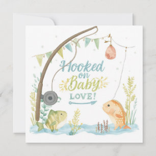 Fishing Welcome Baby for Fishing lovers Card