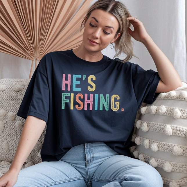 Fishing Wife Shirt – Funny Fishing Gift for Women (fishing wife shirt, fishing gifts for wife, fishing t-shirts for women, fly fishing shirt for wife,)