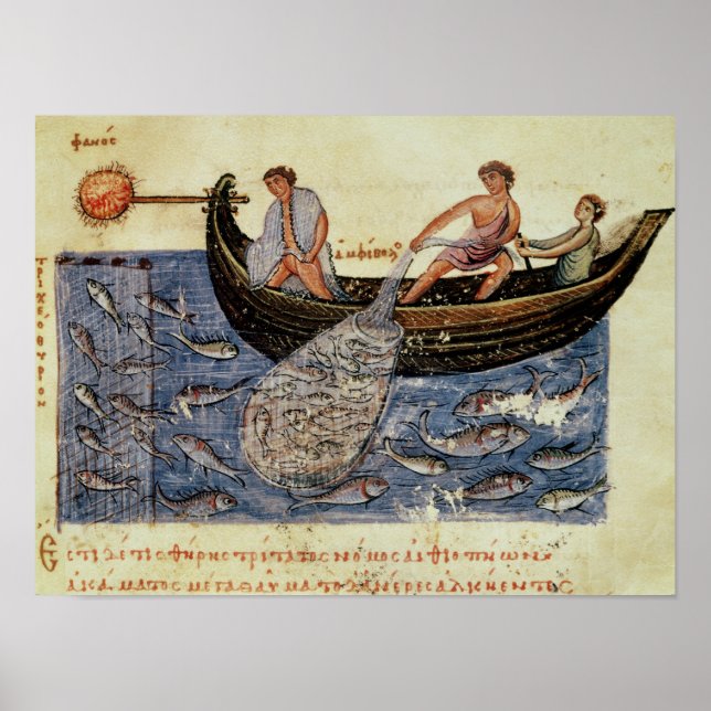 Fishing with a Net Poster (Front)