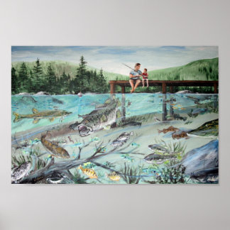Fishing With Dad Poster