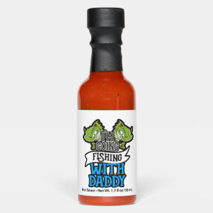 Fishing With Daddy Angling Kids Gift Hot Sauces