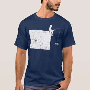 Fishing With Daddy WY Trout Fishing Bass Fishing T-Shirt