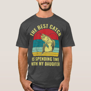 Fishing With Daughter Father Matching Fishing Dad T-Shirt