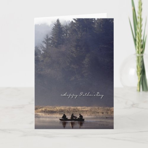 Fishing with Friends Fathers Day Card