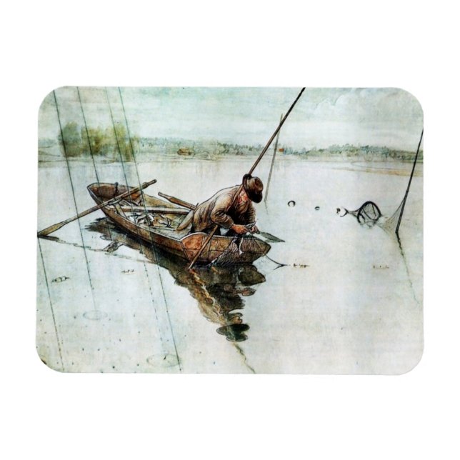 Fishing with Nets 1905 Magnet (Horizontal)