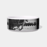 Fishing without Color Bowl<br><div class="desc">A black and white photograph of the pier in Sanibel Island, Florida.</div>