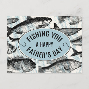 Funny Fishing Father's Day Cards & Templates