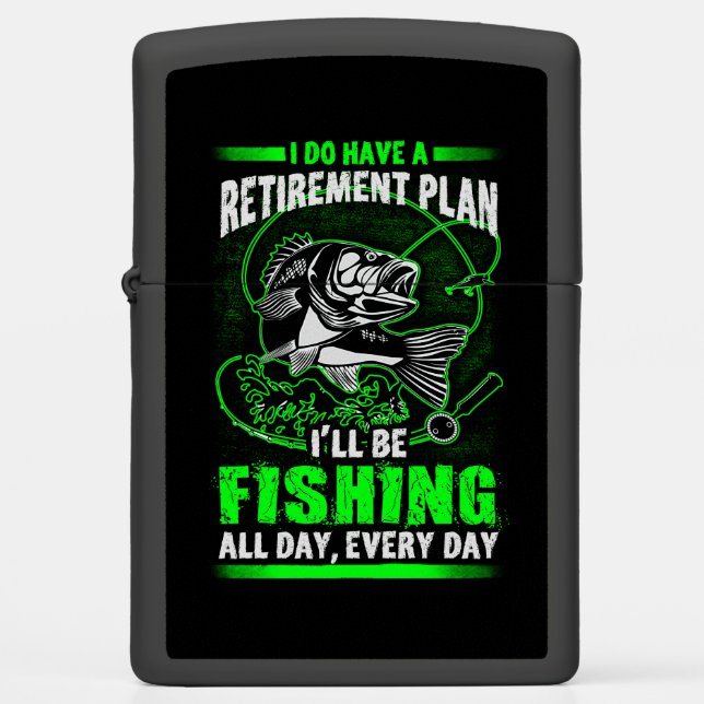 Fishing Zippo Lighter (Front)