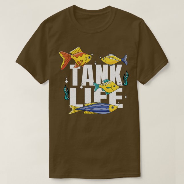 Fishkeeping Aquarium Keeper Fishkeeper Saltwater 1 T-Shirt (Design Front)