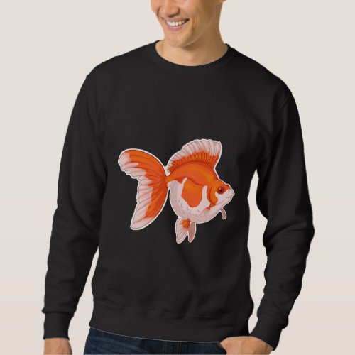 Fishkeeping Fanatic Ryukin Goldfish Sweatshirt