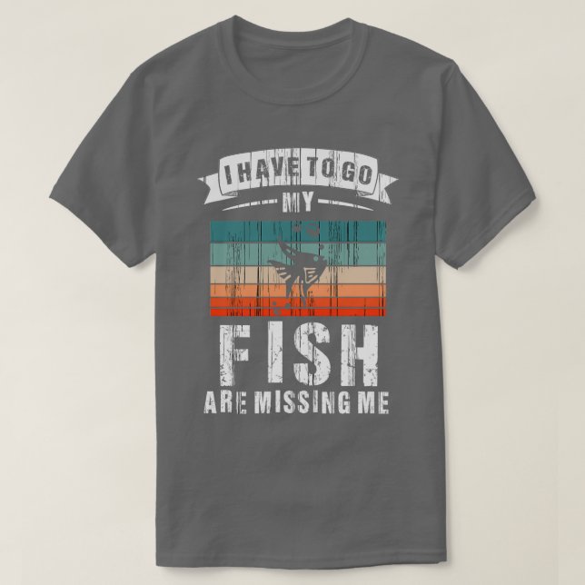 Fishkeeping Vintage Aquarium Fish Retro Aquarist T-Shirt (Design Front)