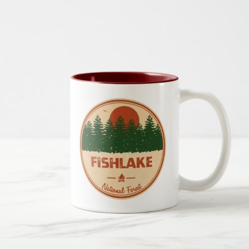 Fishlake National Forest Two_Tone Coffee Mug