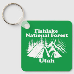 Fishlake National Forest Utah Keychain