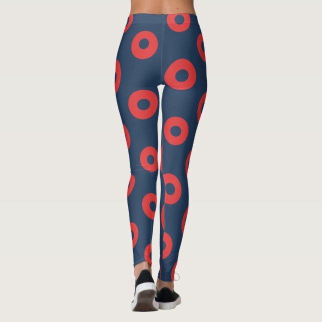 Fishman Donut Adult Leggings (Back)