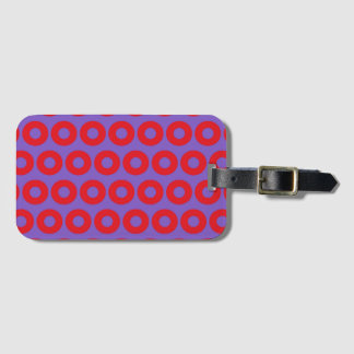 Fishman Donut Drawstring Backpack Luggage Tag