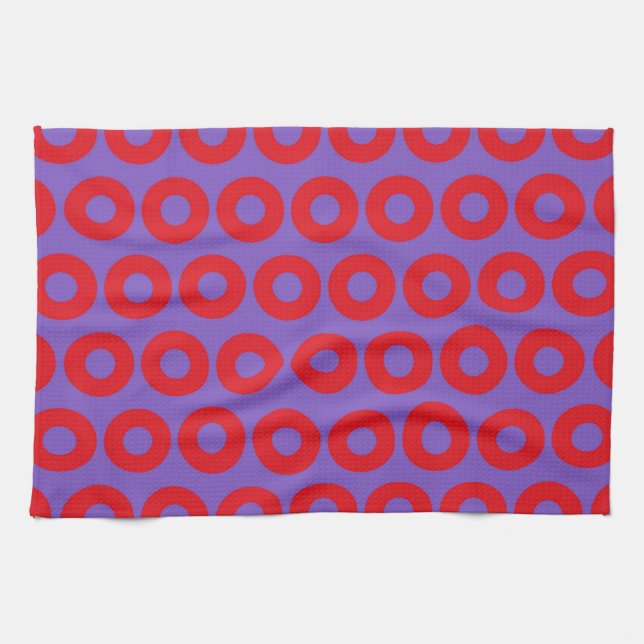 Fishman Donut Kitchen Towel (Horizontal)