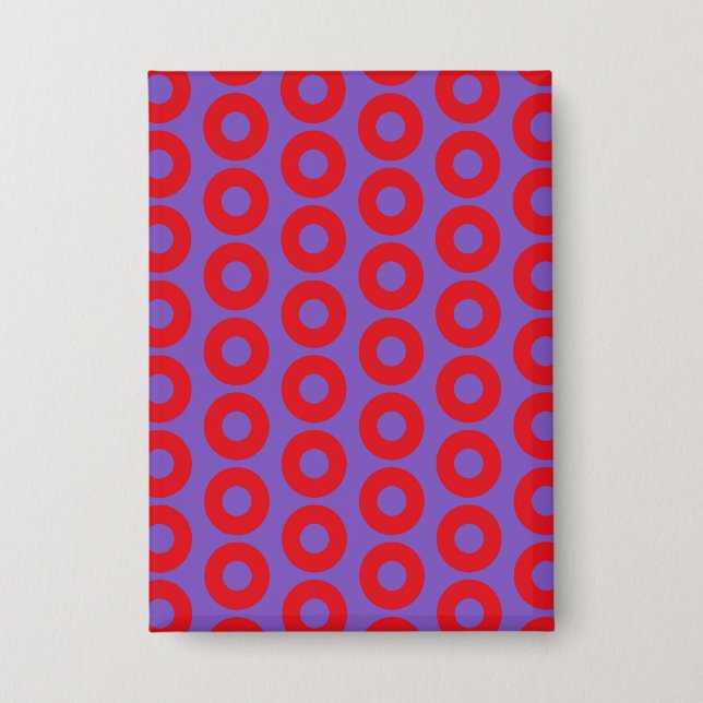 Fishman Donut Ornaments  Button (Front)