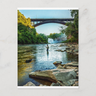 Fishman of the Genesee Postcard