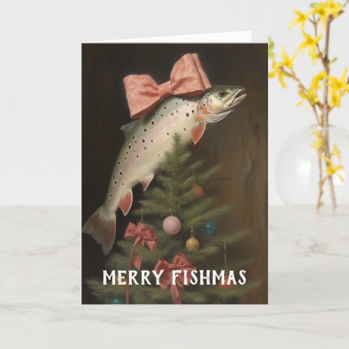 Fishmas Tree Christmas Card