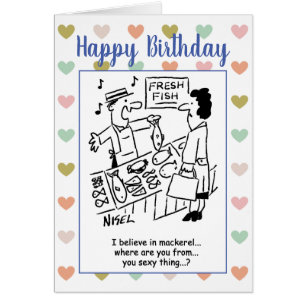 Fishmonger Sings to a Customer. Hot Chocolate Song Cards