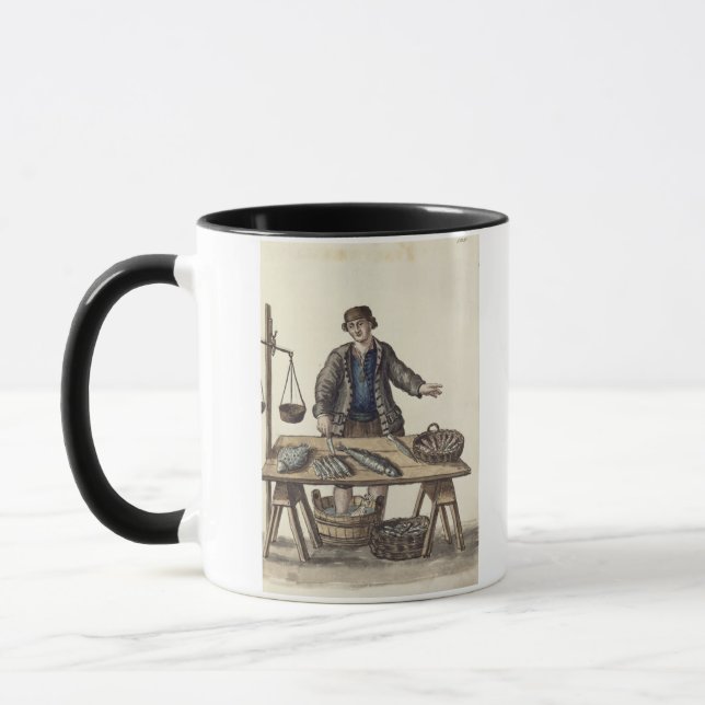 Fishmonger, Venetian (manuscript) Mug (Left)